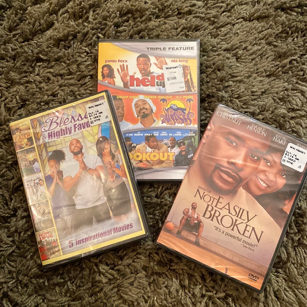 Comedy movies, nine movies total. All brand new with tags.